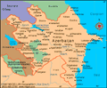 Map of Azerbaijan