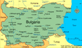 Map of Bulgaria