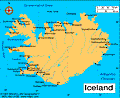 Map of Iceland