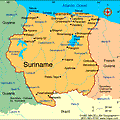 Map of Suriname