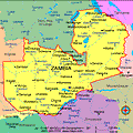 Map of Zambia