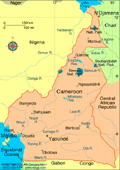 Map of Cameroon