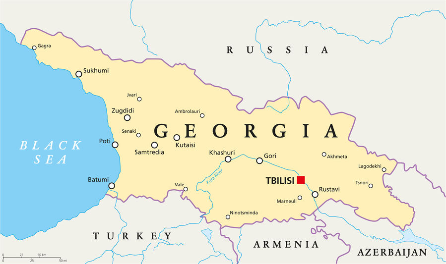 Map of Georgia