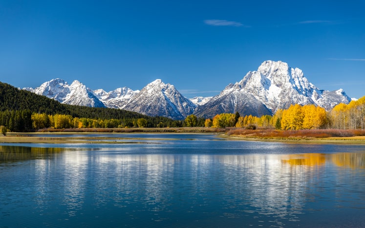 Mountaintop lake