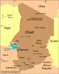 Map of Chad