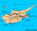 Map of Cyprus