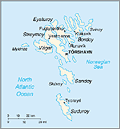 Map of Faroe Islands