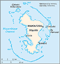 Map of Mayotte