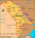 Map of Moldova