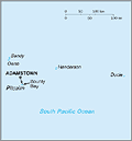 Map of Pitcairn Island