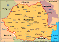 Map of Romania