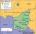 Map of San Marino