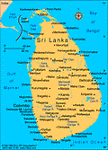 Map of Sri Lanka