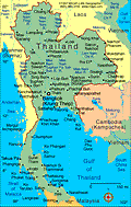 Map of Thailand