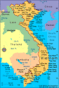 Map of Vietnam